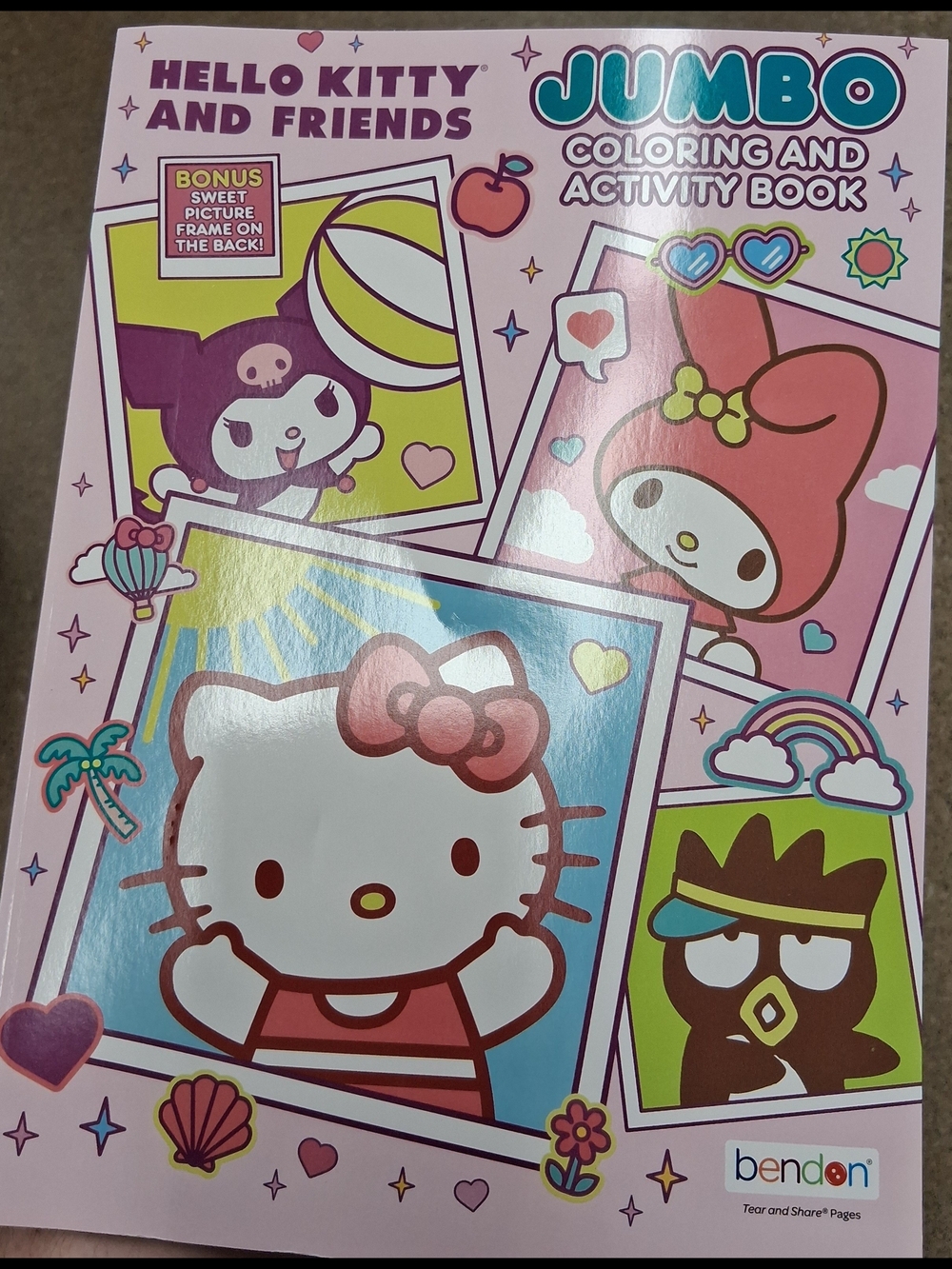 New Hello Kitty and Friends Coloring and Activity Book